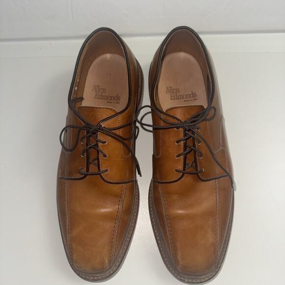 Allen Edmonds Leather Soles Hillcrest Mens Chestnut Tan Oxford 7.5 D 5954 $285 main image 6